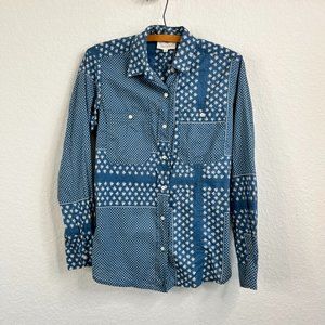 Muse of Love Bandana Button Blouse